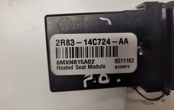 Jaguar XF Seat heating relay 2R8314C724AA
