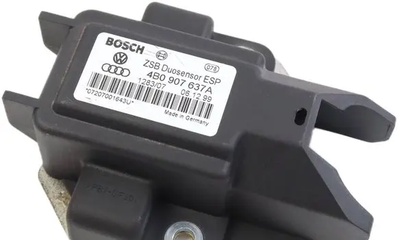 Audi A6 S6 C5 4B ESP acceleration yaw rate sensor 4B0907637A