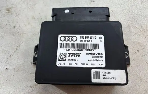 Audi A4 S4 B8 8K Hand brake control module 8K0907801D