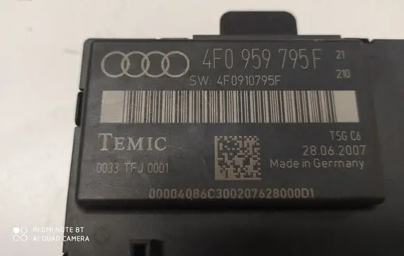 Audi A6 S6 C6 4F Door control unit/module 4F0959795F