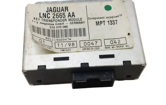 Jaguar XJ X308 Door central lock control unit/module 510070080 MPT1337
