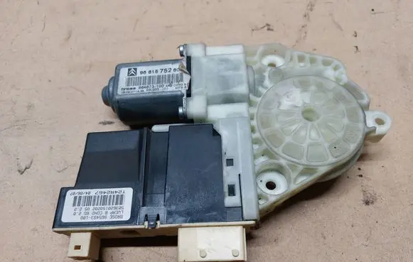 Citroen C4 I Front door window regulator motor 9681575280 964873100 980965101