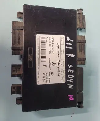 Mercedes-Benz E W211 Seat control module A2118704926