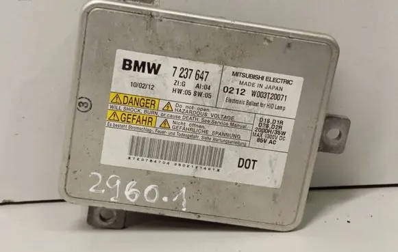 BMW 5 F10 F11 Headlight ballast module Xenon 7237647
