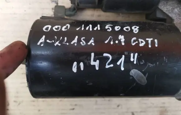 Mercedes-Benz A W168 Starter motor 0001115008
