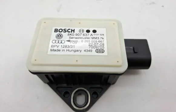 Audi A4 S4 B8 8K ESP acceleration yaw rate sensor 8K0907637A 0265005667 7009705