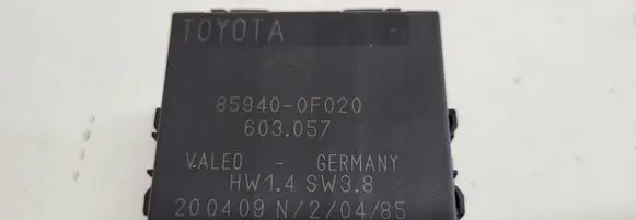 Toyota Verso Other control units/modules 859400F020 603057 200409