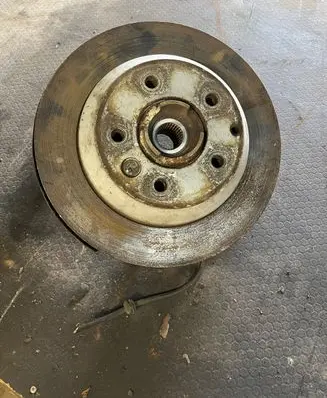 Porsche Cayenne (9PA) Rear wheel hub spindle/knuckle 