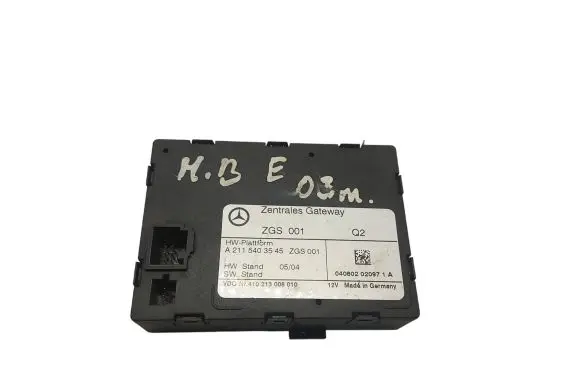 Mercedes-Benz E W211 Gateway control module A2115403545 410213008010 040602020971A