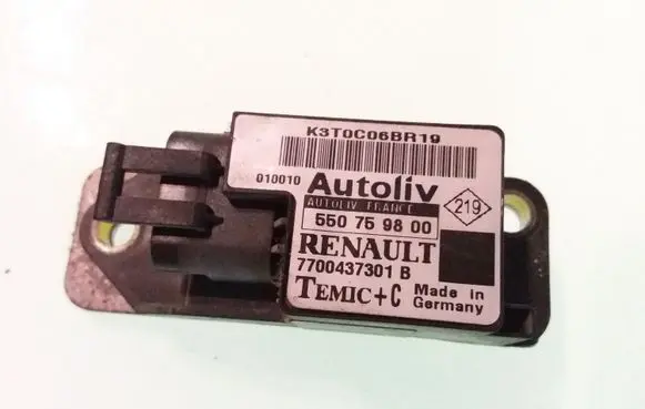 Renault Scenic I Airbag deployment crash/impact sensor 550759800 7700437301B