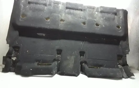 Citroen C4 I Picasso Rear floor carpet liner 