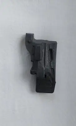Front bumper foam support bar