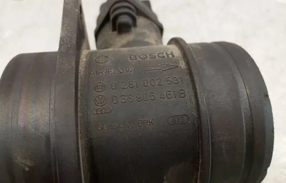 Volkswagen Golf V Mass air flow meter 0281002531 038906461B