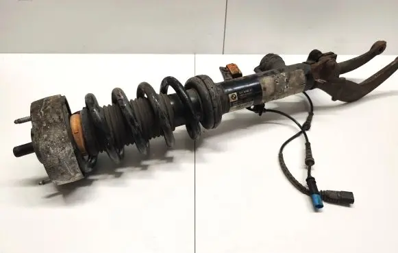 Front shock absorber with coil spring