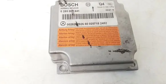 Mercedes-Benz E W211 Airbag control unit/module 0028202926 0285001441