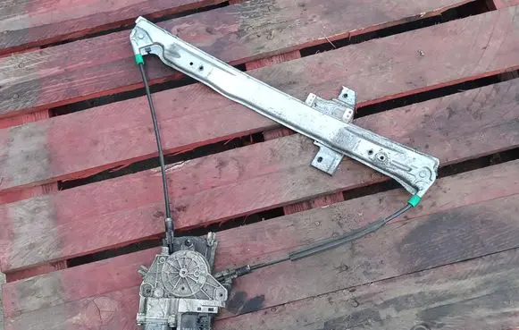 Peugeot 407 Front door window regulator with motor 9644893480 99432710
