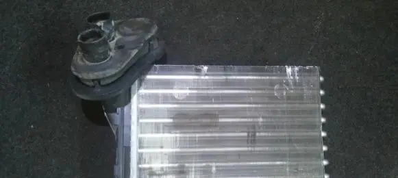 Heater blower radiator