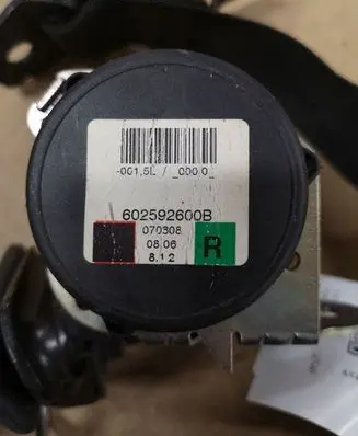 Opel Zafira B Rear seatbelt 602592600B