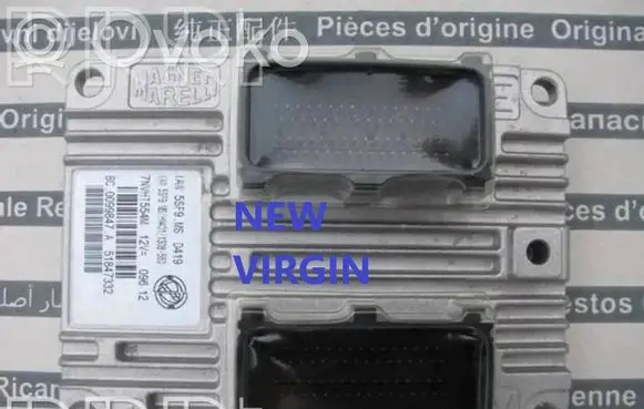 Fiat 500 Engine control unit/module ECU 51847332 IAW5SF9MS