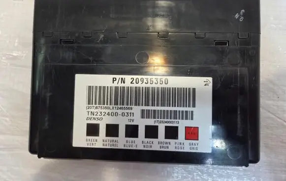 Opel Antara Comfort/convenience module 20935350