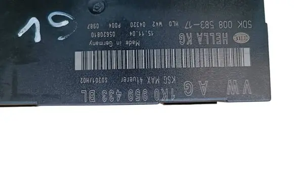Volkswagen Golf V Comfort/convenience module 1K0959433BL 5DK00858317 05620810