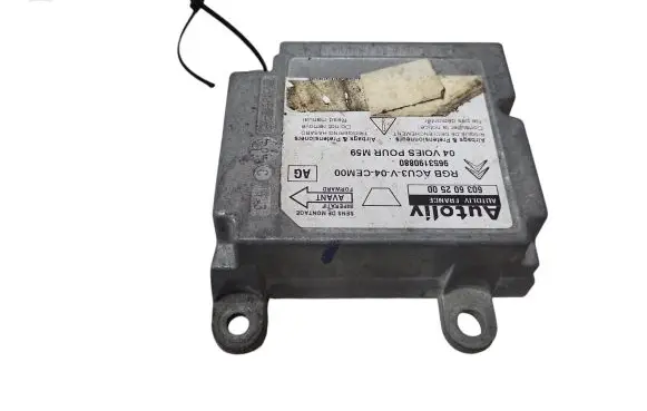 Citroen Berlingo Airbag control unit/module 9653190880 603602500