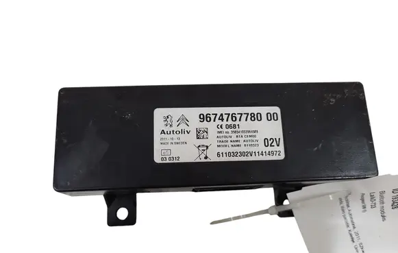 Peugeot 508 Bluetooth control unit module 9674767780