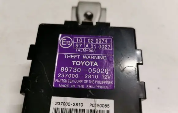 Toyota Avensis T250 Alarm control unit/module 8973005020