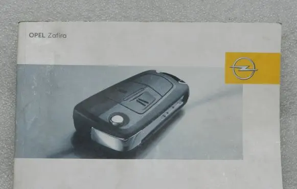 Opel Zafira B Owners service history hand book 13187432