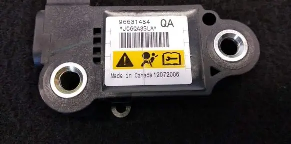 Chevrolet Captiva Airbag deployment crash/impact sensor 96631484