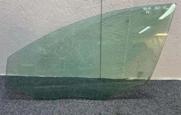 Volvo S60 Front door window glass four-door 43R001106 E000186 DOT57M53AS2