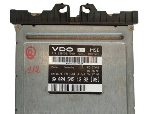 Mercedes-Benz C W202 Engine control unit/module ECU 0245451332-AUTOSSO 412229021010 A0245451332