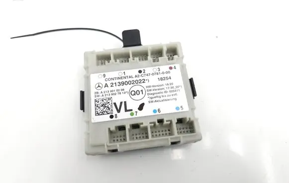 Mercedes-Benz C W205 Door control unit/module A2139002022 A2139027813 A2139010208