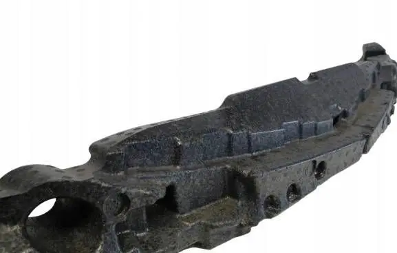 Front bumper foam support bar