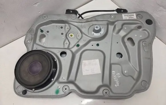 Volkswagen Touran I Front window lifting mechanism without motor 1T1837730AE 117104E 01002621