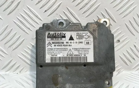 Citroen C4 I Airbag control unit/module 603726100 9653493780
