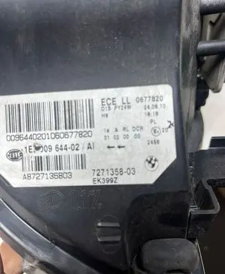 BMW X6 E71 Headlight/headlamp 7271358