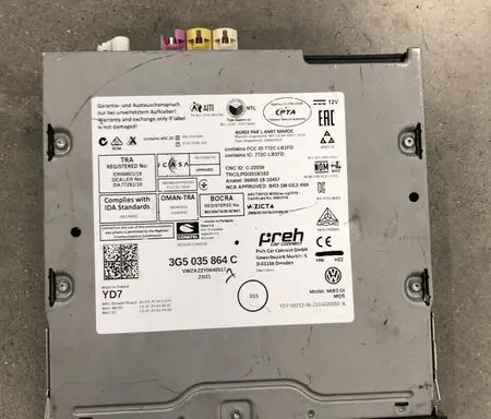 Volkswagen PASSAT B9 Navigation unit CD/DVD player 3G5035864C