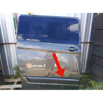 Ford Tourneo Custom Sliding door trim (molding) BK2129076BBW BK2129076