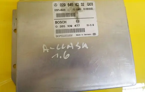 Mercedes-Benz A W168 ESP (stability system) control unit 0265109477 0295454232Q03