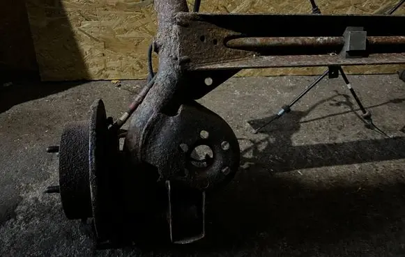 Rear axle beam