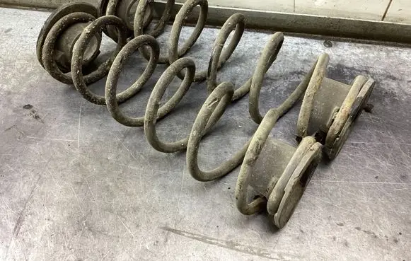 Rear coil spring