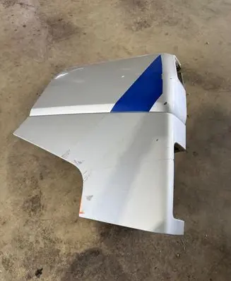 Rear bumper corner part panel trim