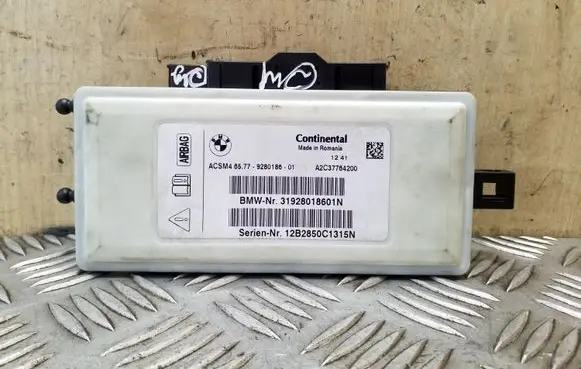 BMW 5 F10 F11 Airbag control unit/module 65779280186 9280186 A2C37764200
