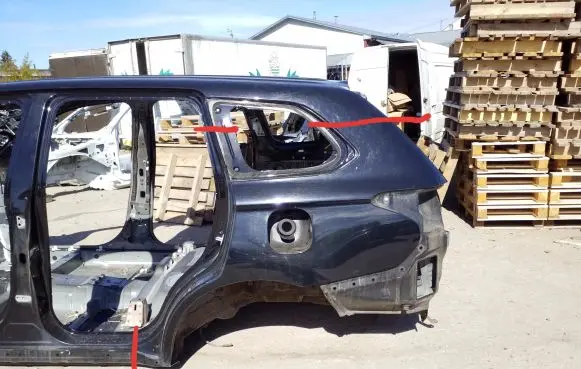 Mitsubishi Outlander Rear quarter panel 