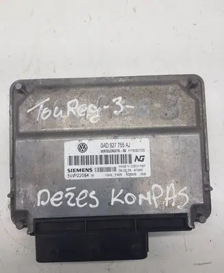 Volkswagen Touareg I Gearbox control unit/module 0AD927755AJ 5WP22084