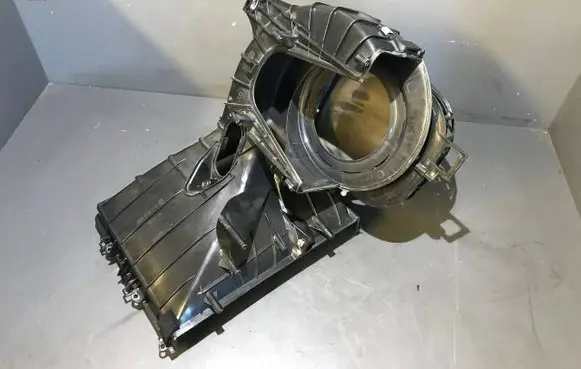 Interior heater climate box assembly