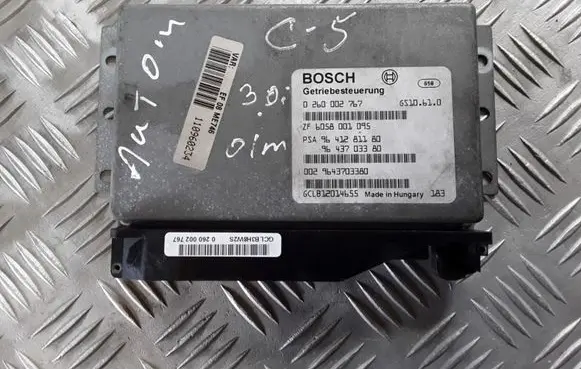 Citroen C5 Gearbox control unit/module 0260002767 ZF6058001095 9641281180