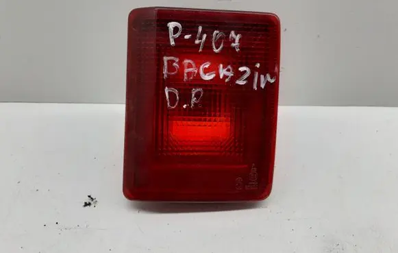 Peugeot 407 Tailgate rear/tail lights 25610204 9646507380