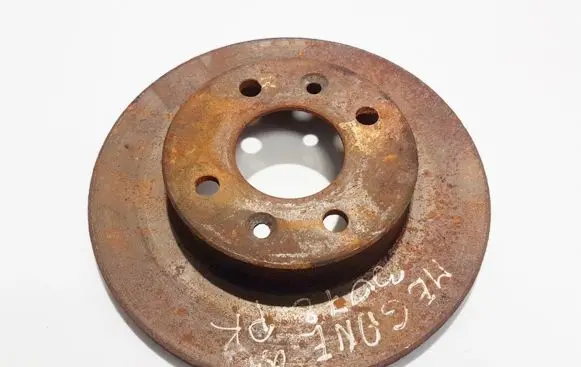 Renault Megane I Front brake disc neventiliuojamas